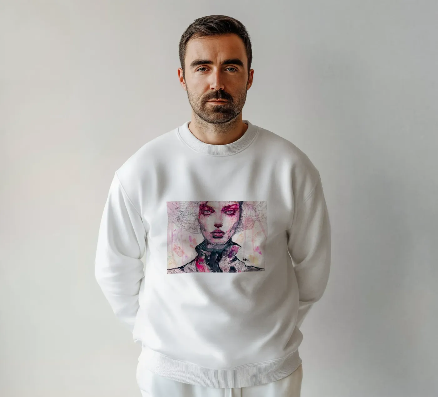 dazed sweatshirt by Giulio Iurissevich