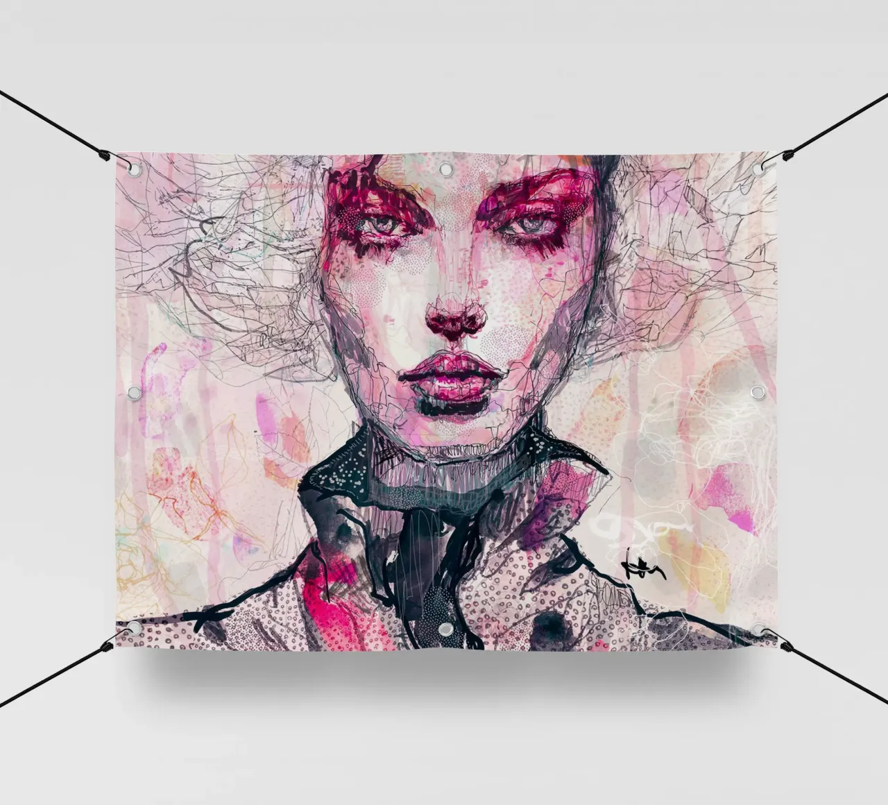 dazed telo in pvc da Giulio Iurissevich