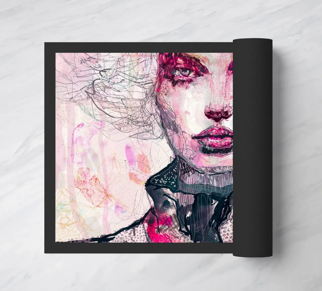 dazed Fußmatte von Giulio Iurissevich