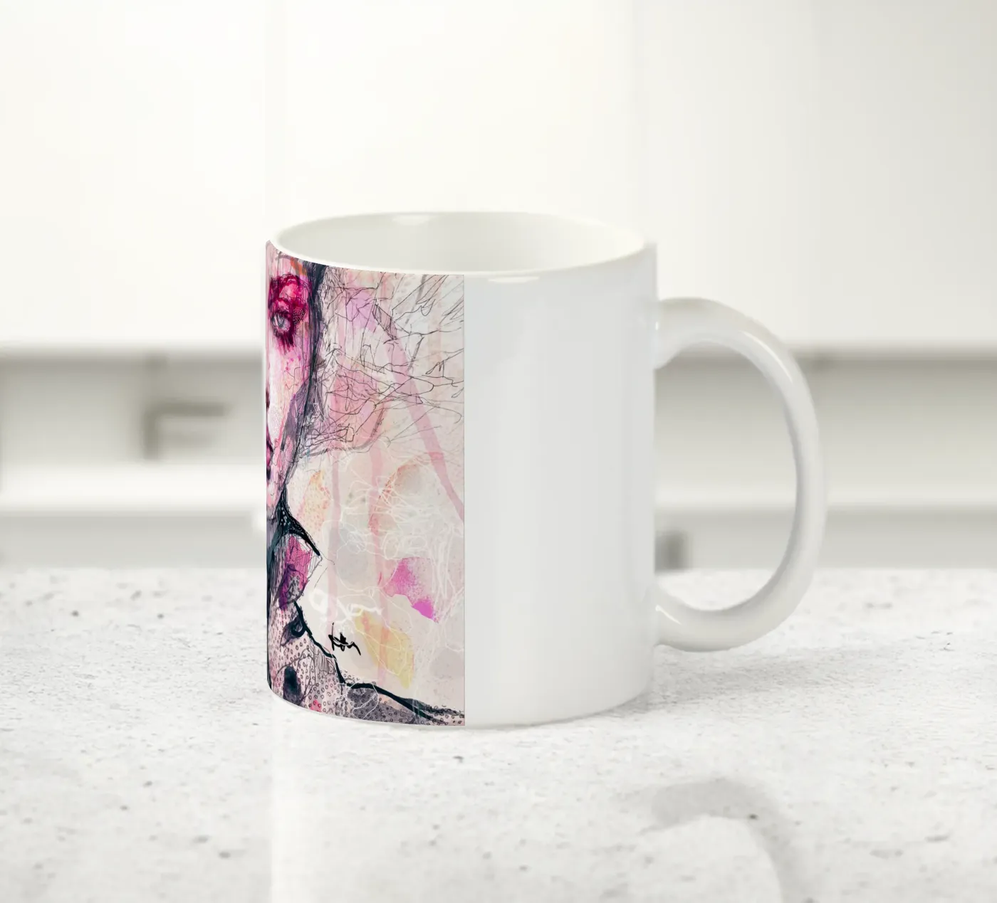 dazed keramische mok van Giulio Iurissevich