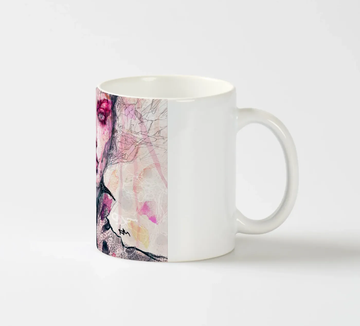 dazed ceramic mug by Giulio Iurissevich