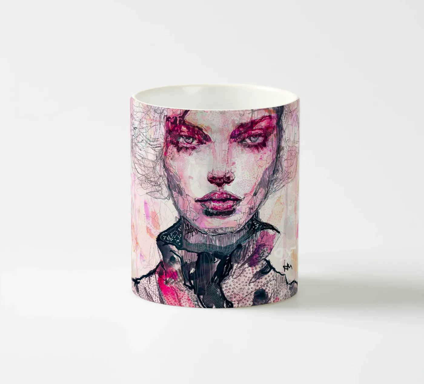 dazed keramische mok van Giulio Iurissevich