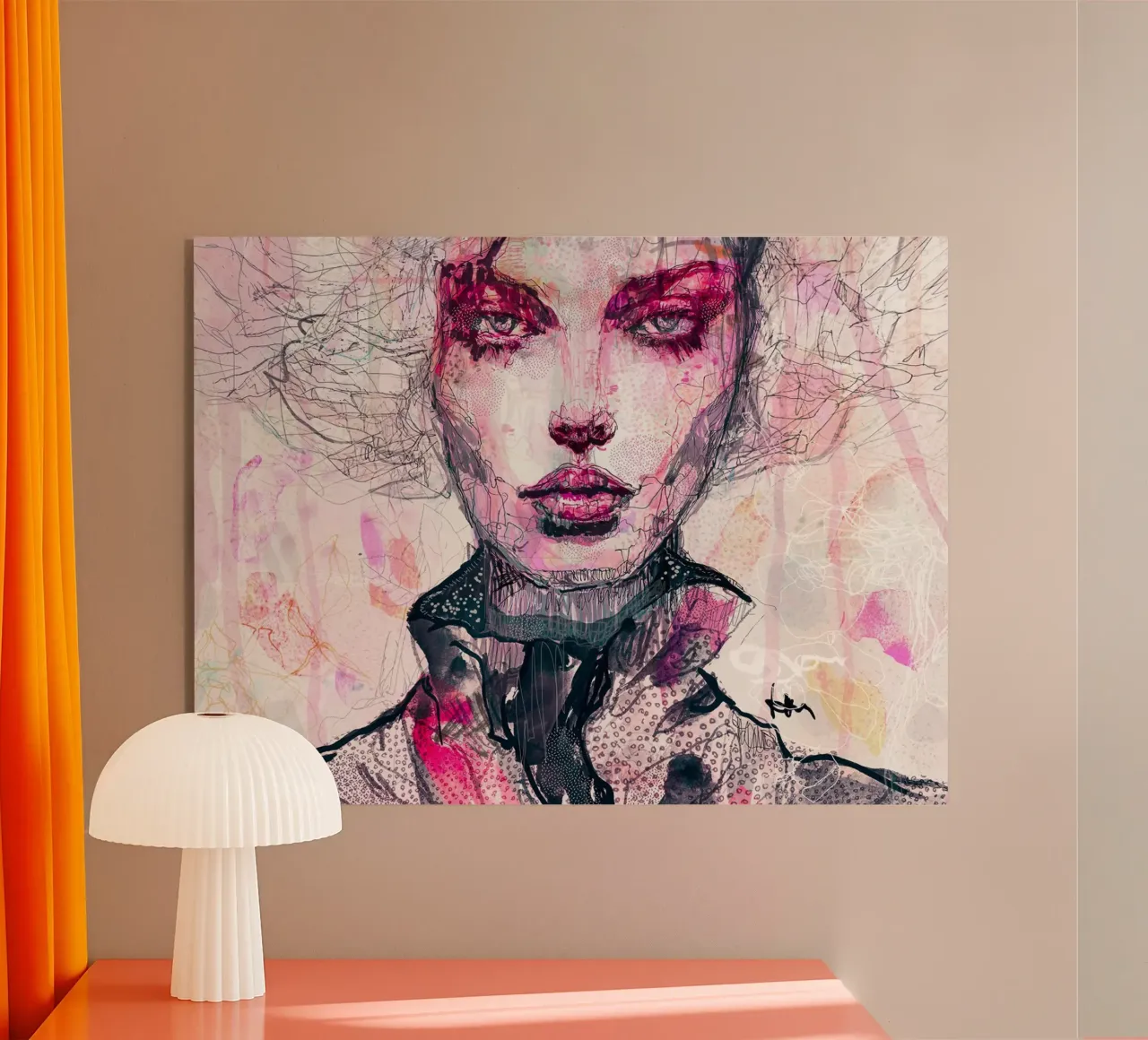 dazed Acryl-Glas von Giulio Iurissevich