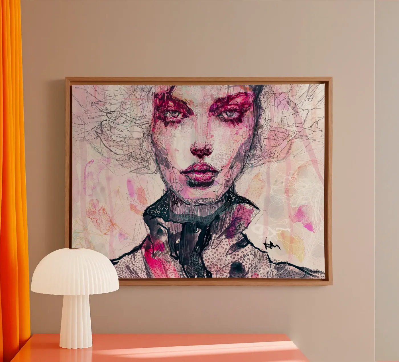 dazed canvas van Giulio Iurissevich