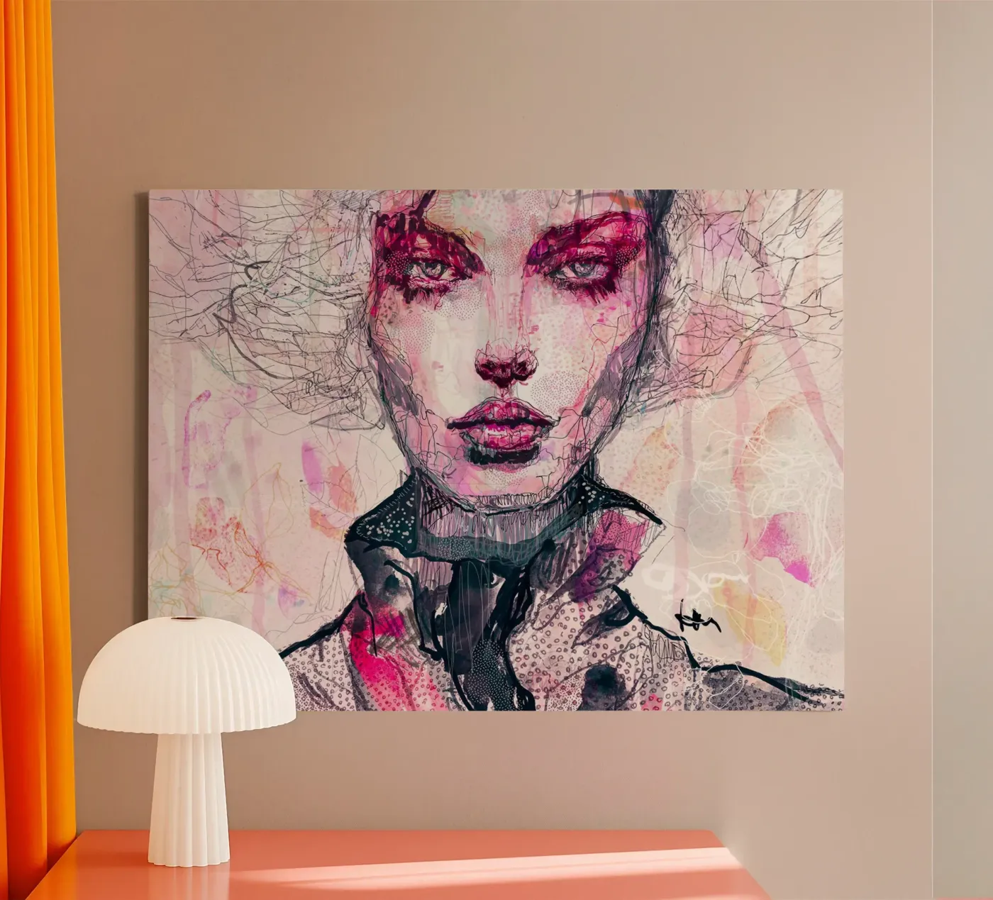 dazed canvas van Giulio Iurissevich