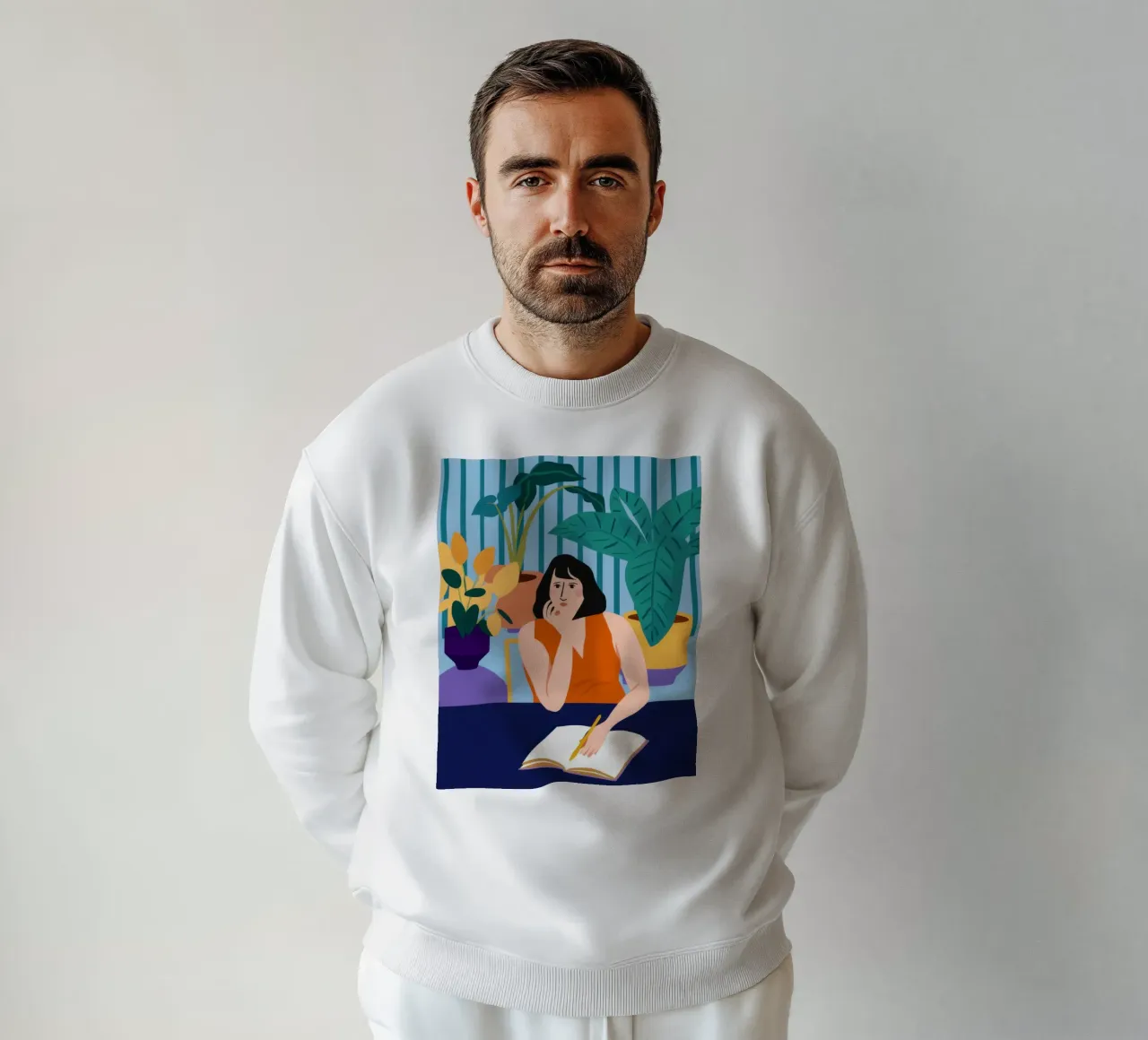 Sessione di studio di mezzanotte felpa da Snow Mist