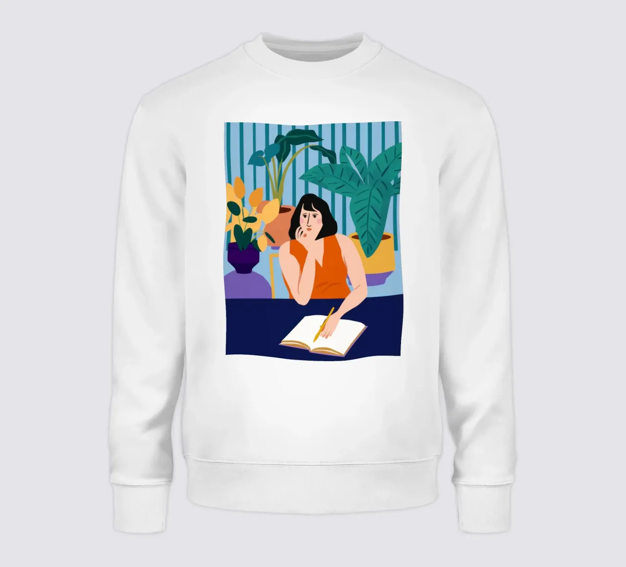 Sessione di studio di mezzanotte felpa da Snow Mist