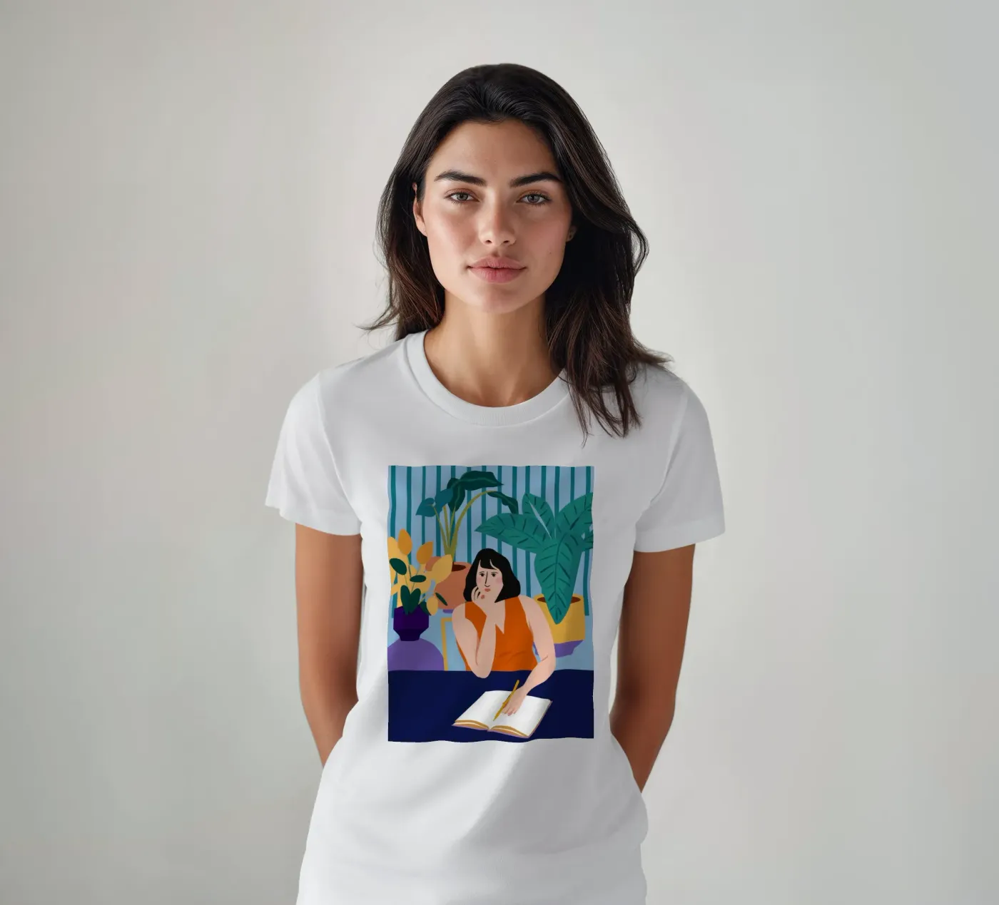 Midnight Study Session t-shirt by Snow Mist