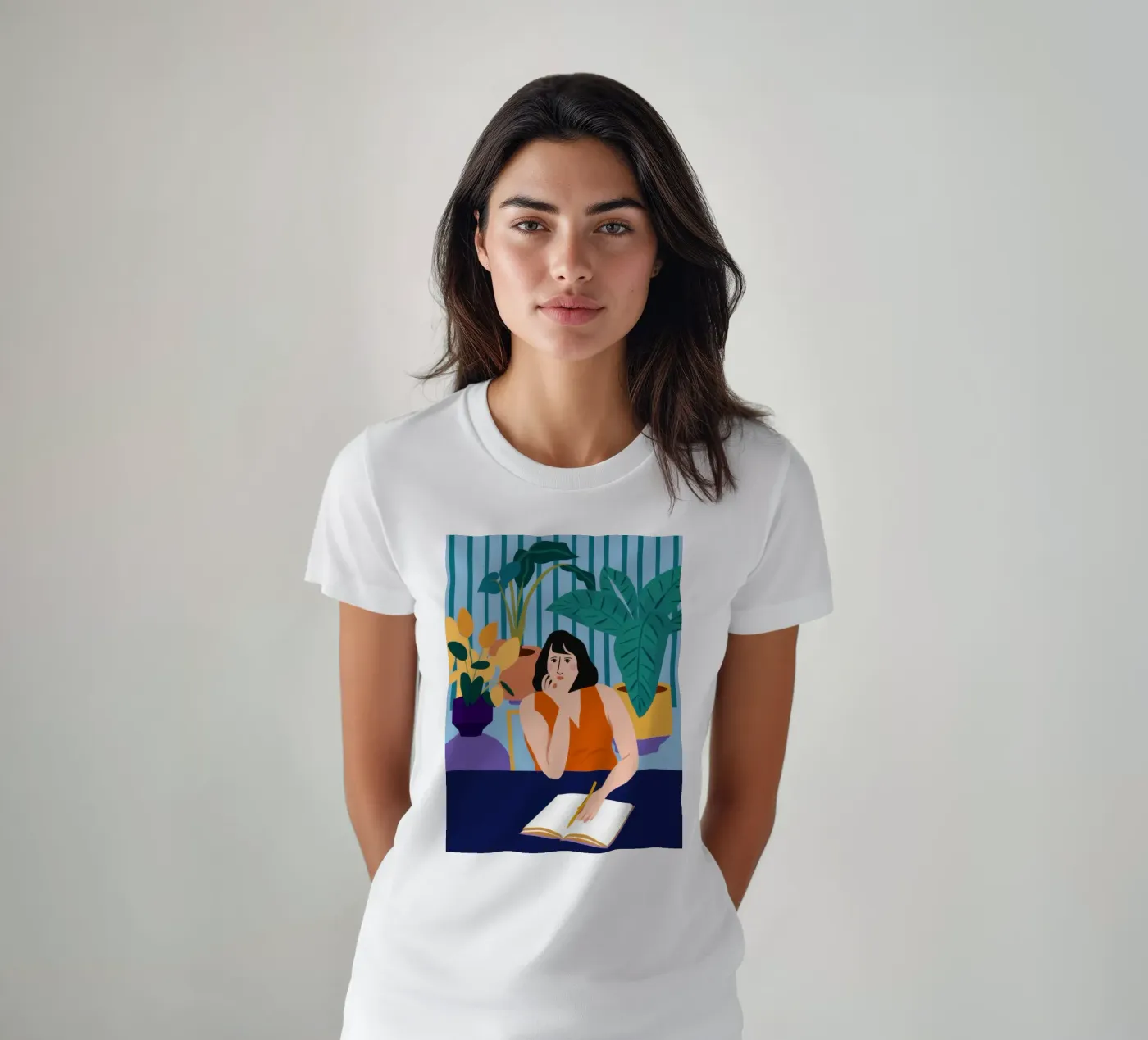Midnight Study Session t-shirt by Snow Mist