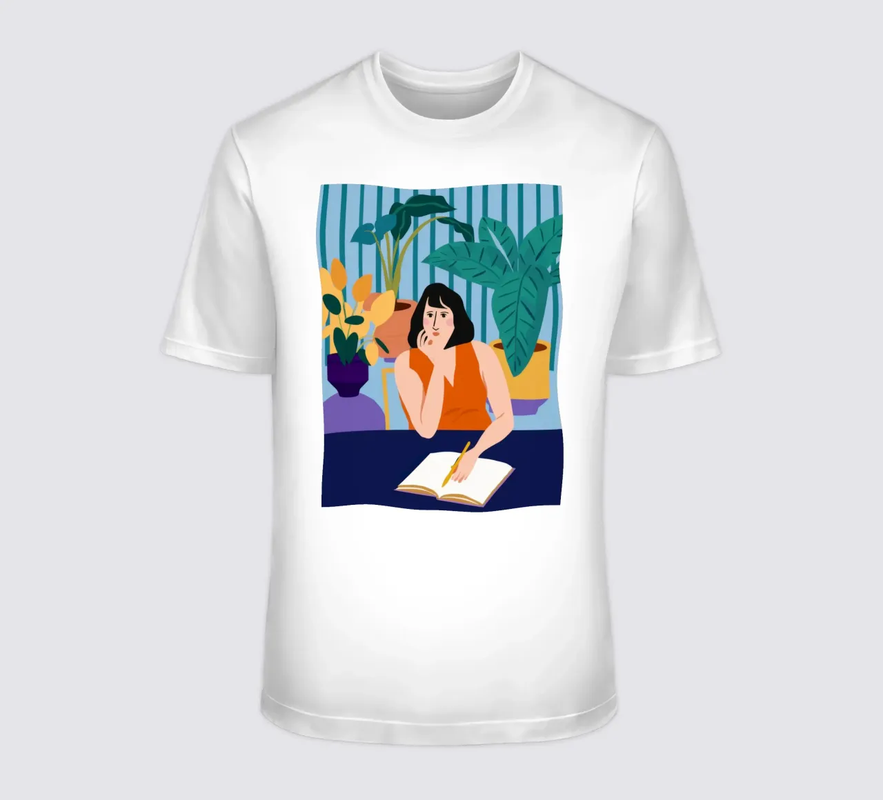 Sessione di studio di mezzanotte t-shirt da Snow Mist