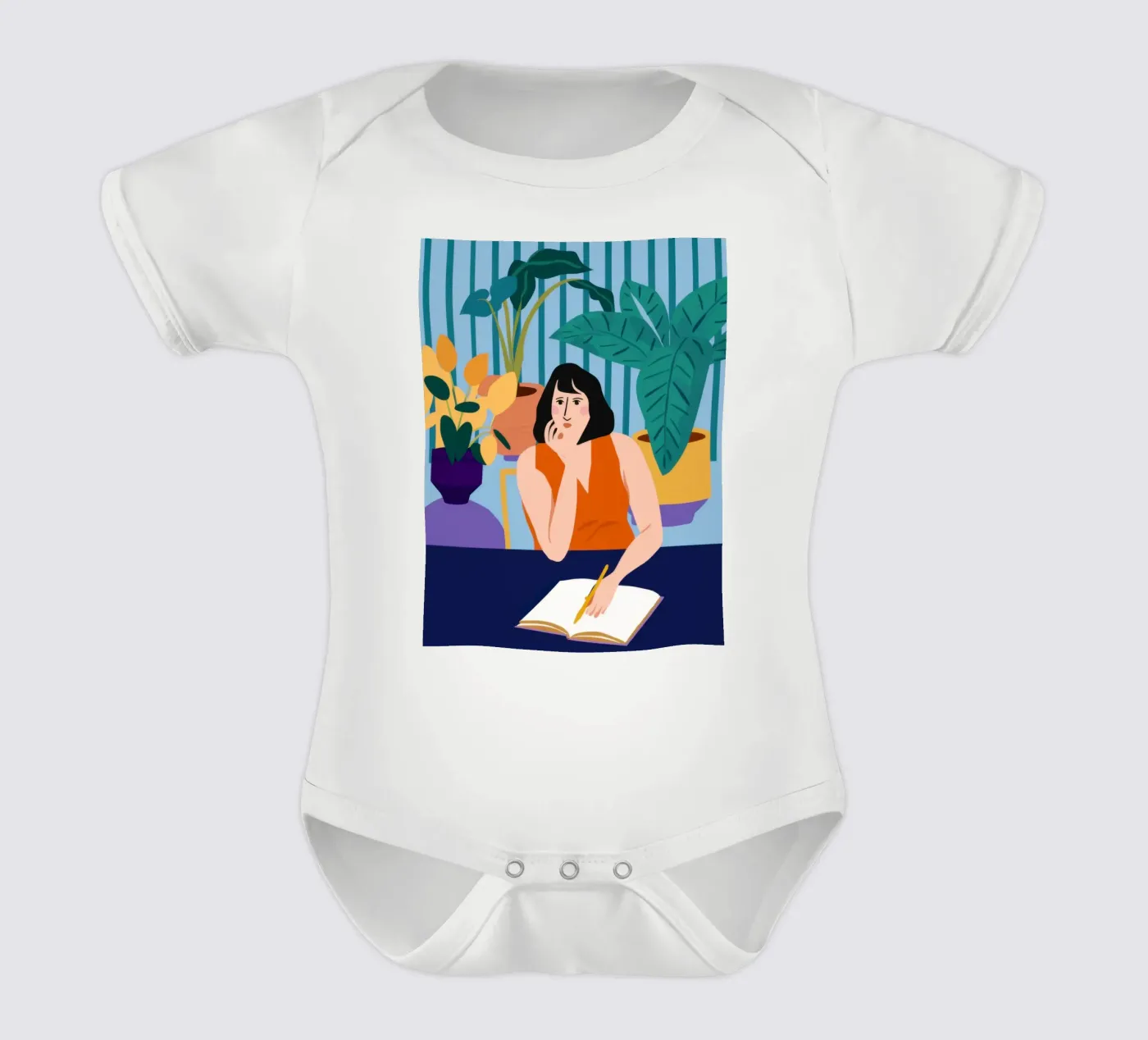 Midnight Study Session body bébé de Snow Mist