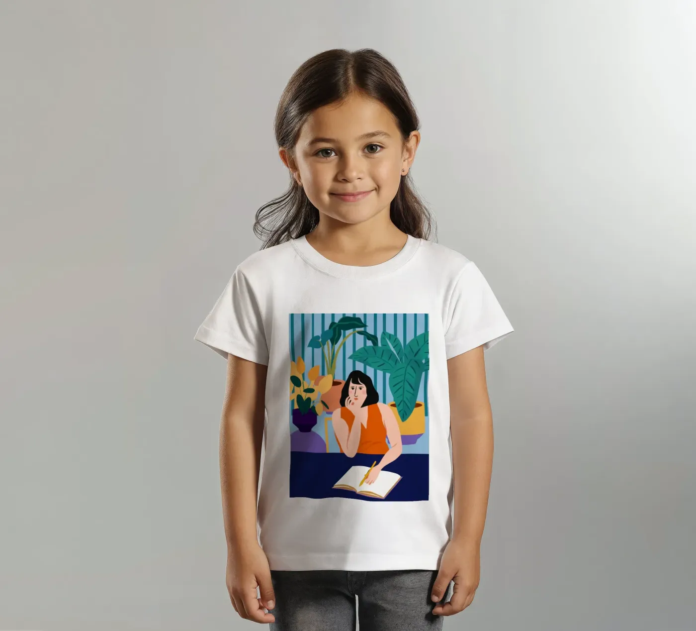 Sessione di studio di mezzanotte t-shirt bambini da Snow Mist