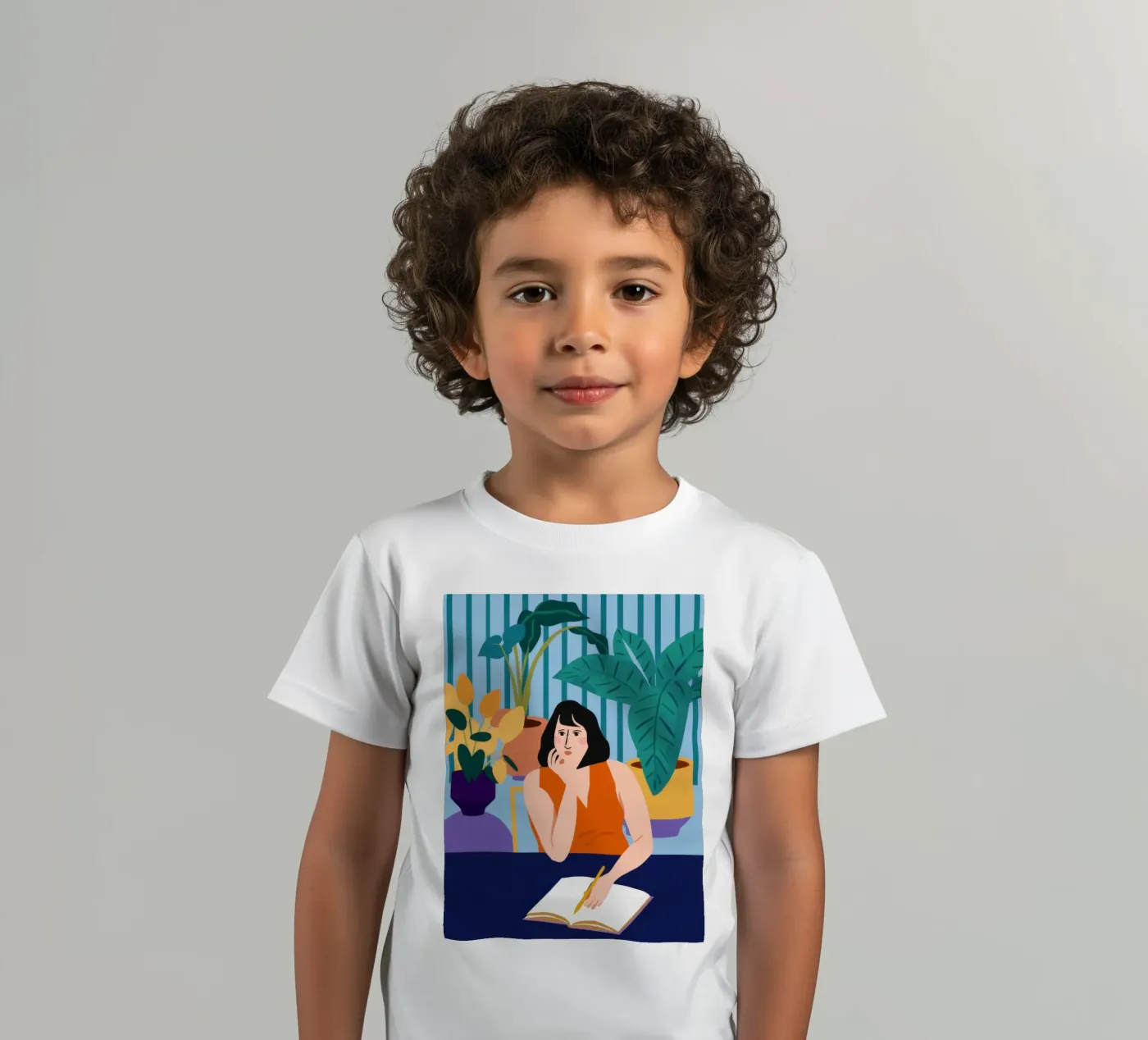 Sessione di studio di mezzanotte t-shirt bambini da Snow Mist
