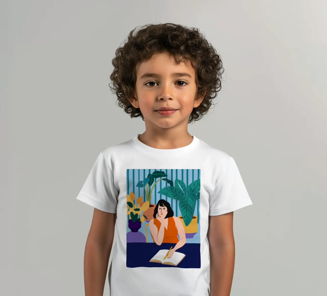 Midnight Study Session t-shirt bambini da Snow Mist