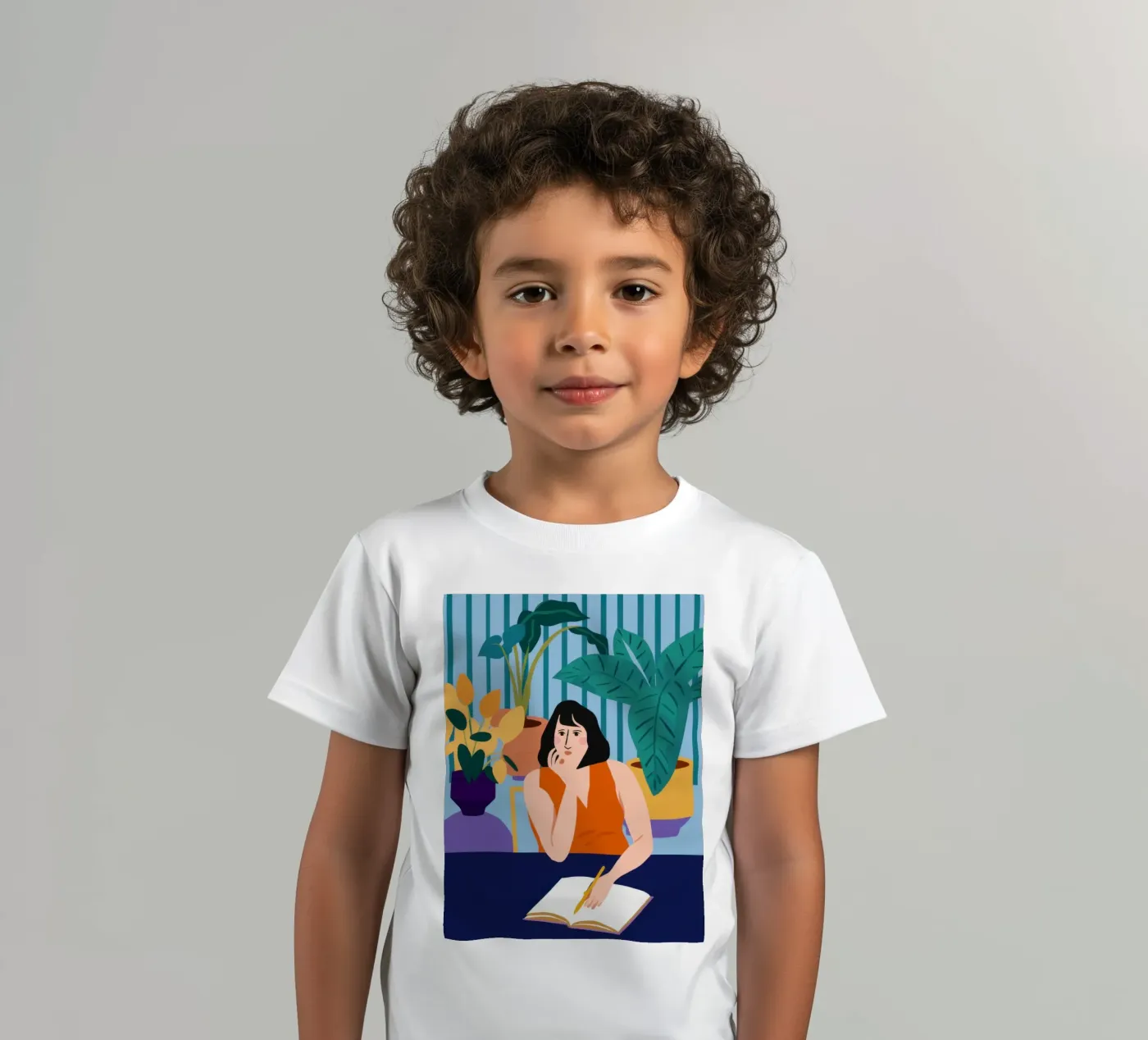 Sessione di studio di mezzanotte t-shirt bambini da Snow Mist
