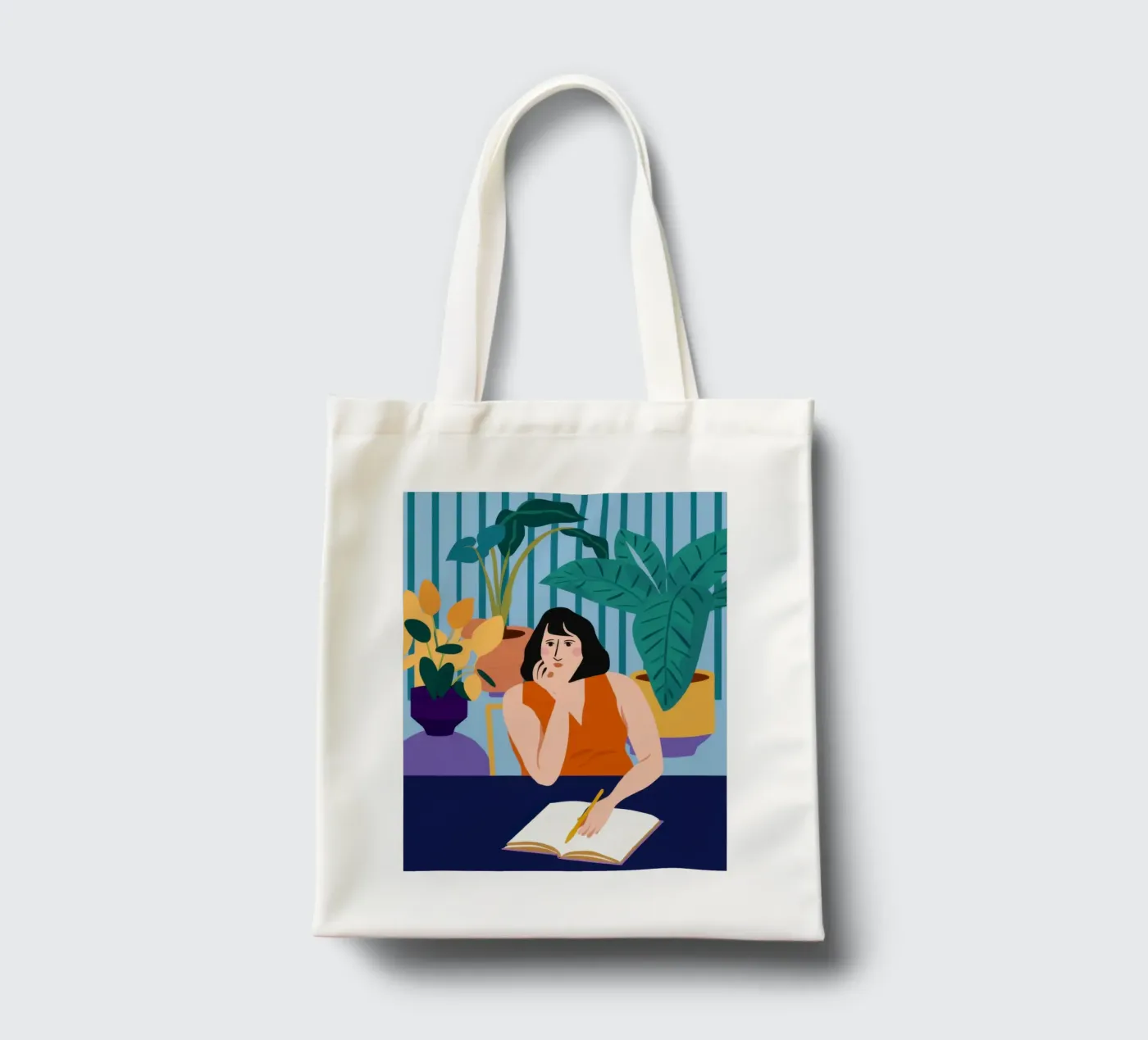 Midnight Study Session tote bag by Snow Mist