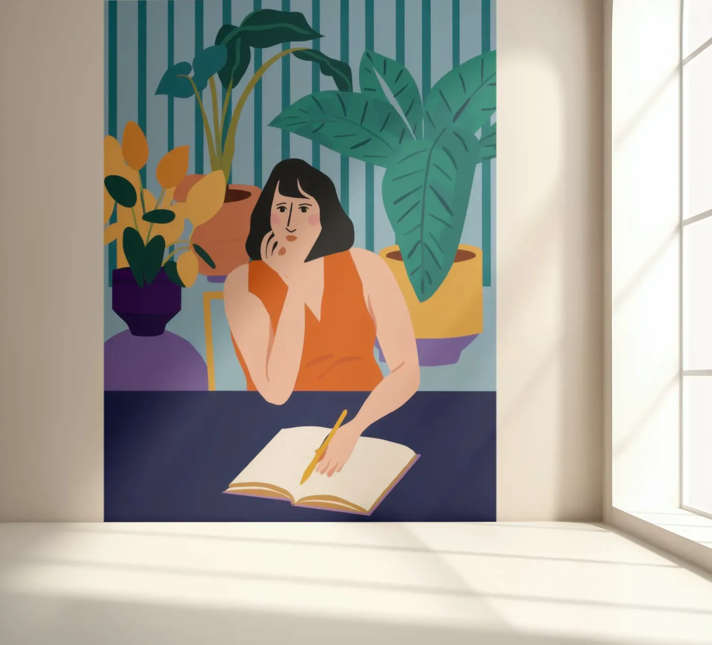 Midnight Study Session papier peint photo de Snow Mist