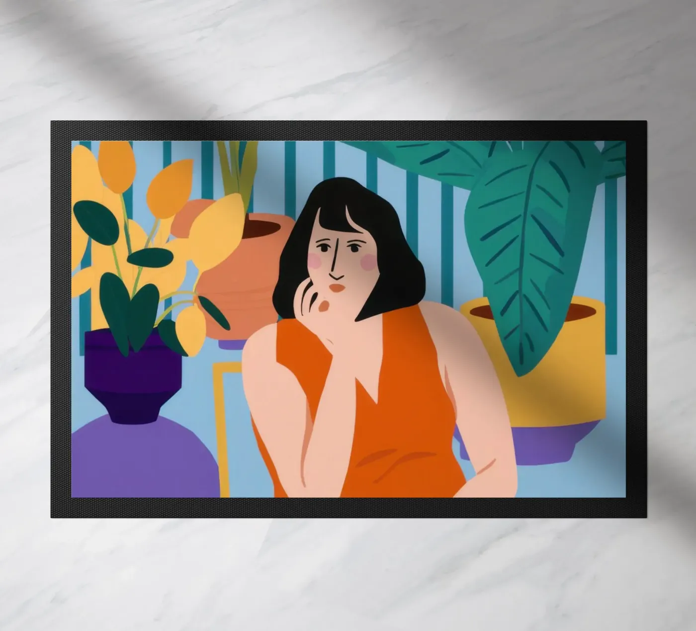 Midnight Study Session paillasson de Snow Mist