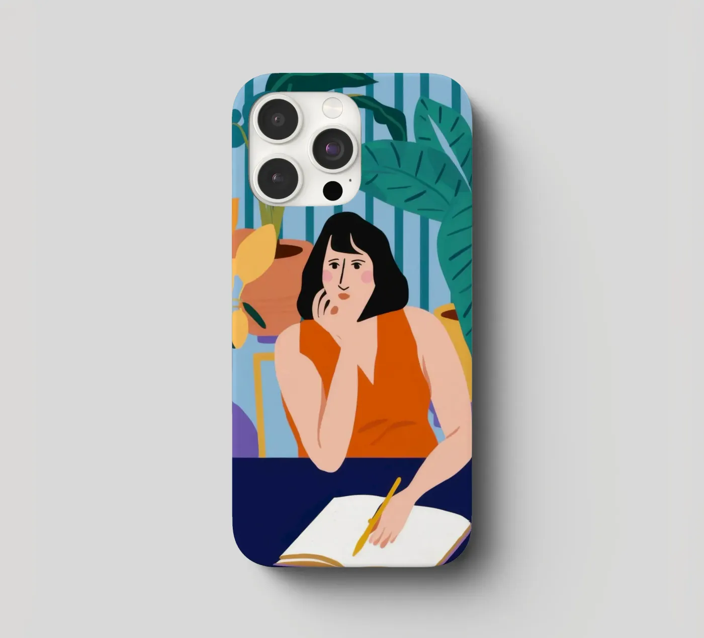 Midnight Study Session iphone case by Snow Mist