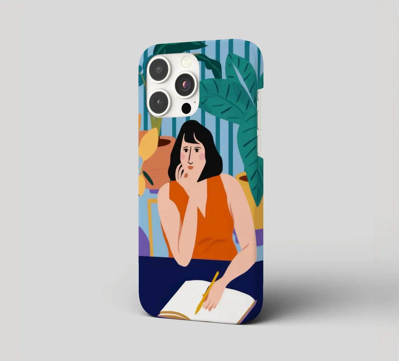 Midnight Study Session iphone case by Snow Mist