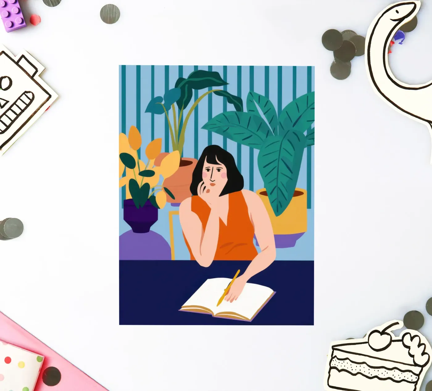 Midnight Study Session sticker by Snow Mist