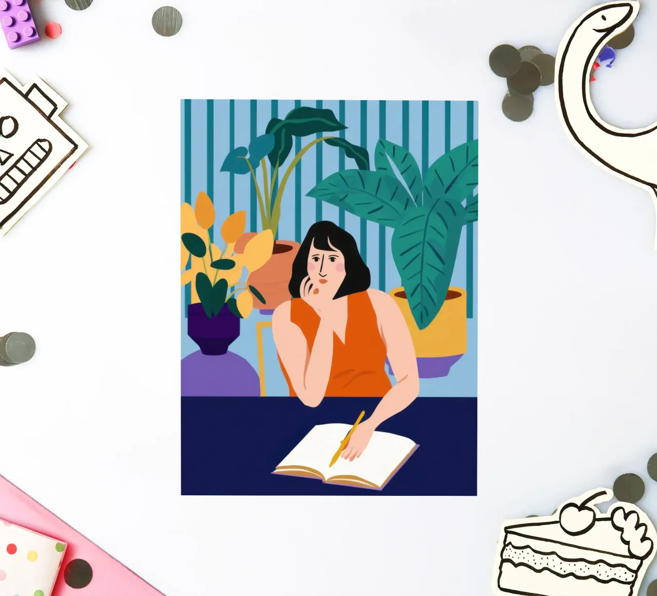 Midnight Study Session sticker by Snow Mist