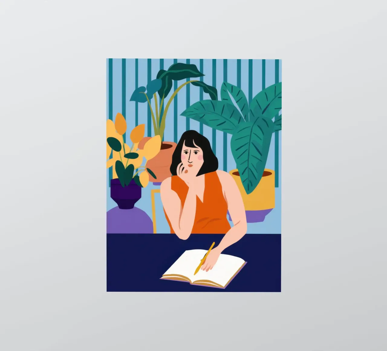 Midnight Study Session sticker by Snow Mist