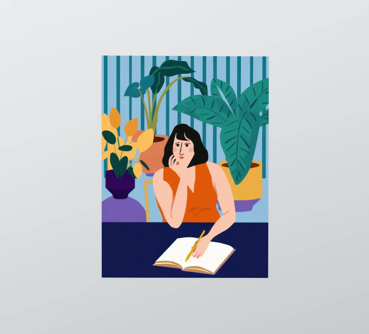 Midnight Study Session sticker by Snow Mist