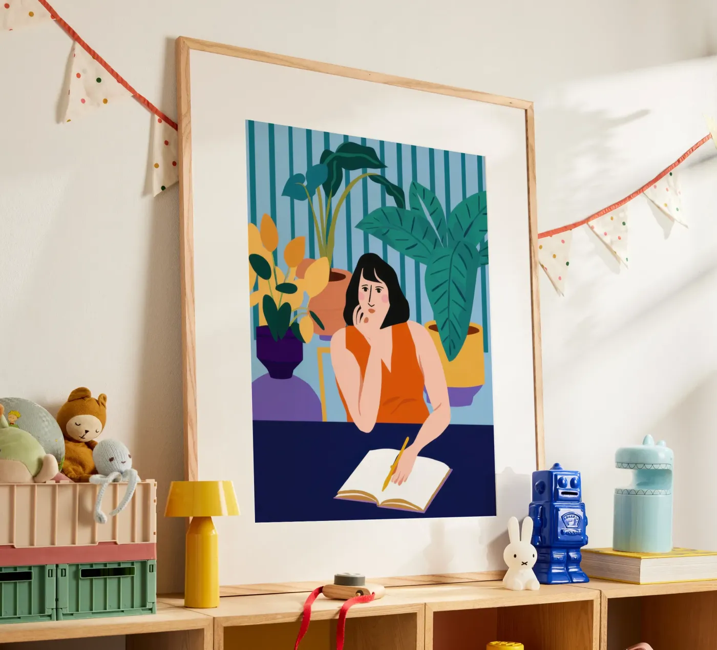 Mitternächtliche Studiensitzung Poster von Snow Mist