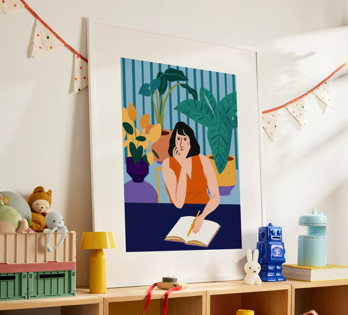 Mitternächtliche Studiensitzung Poster von Snow Mist