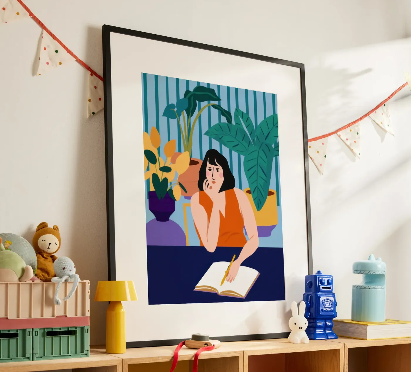 Mitternächtliche Studiensitzung Poster von Snow Mist