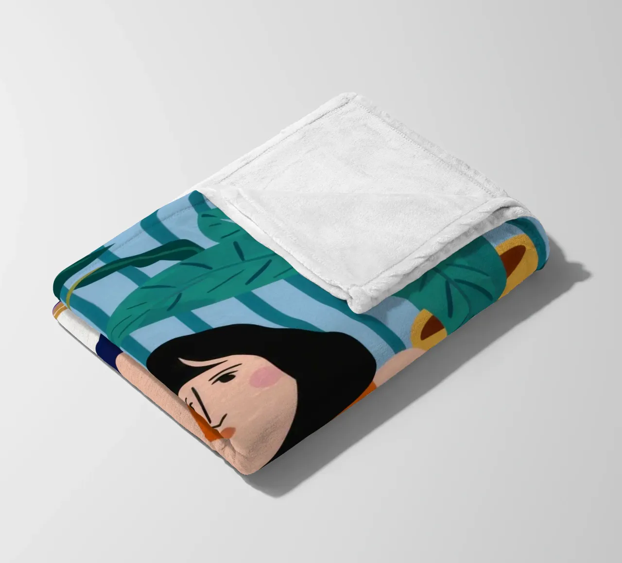 Sessione di studio di mezzanotte coperta in pile da Snow Mist