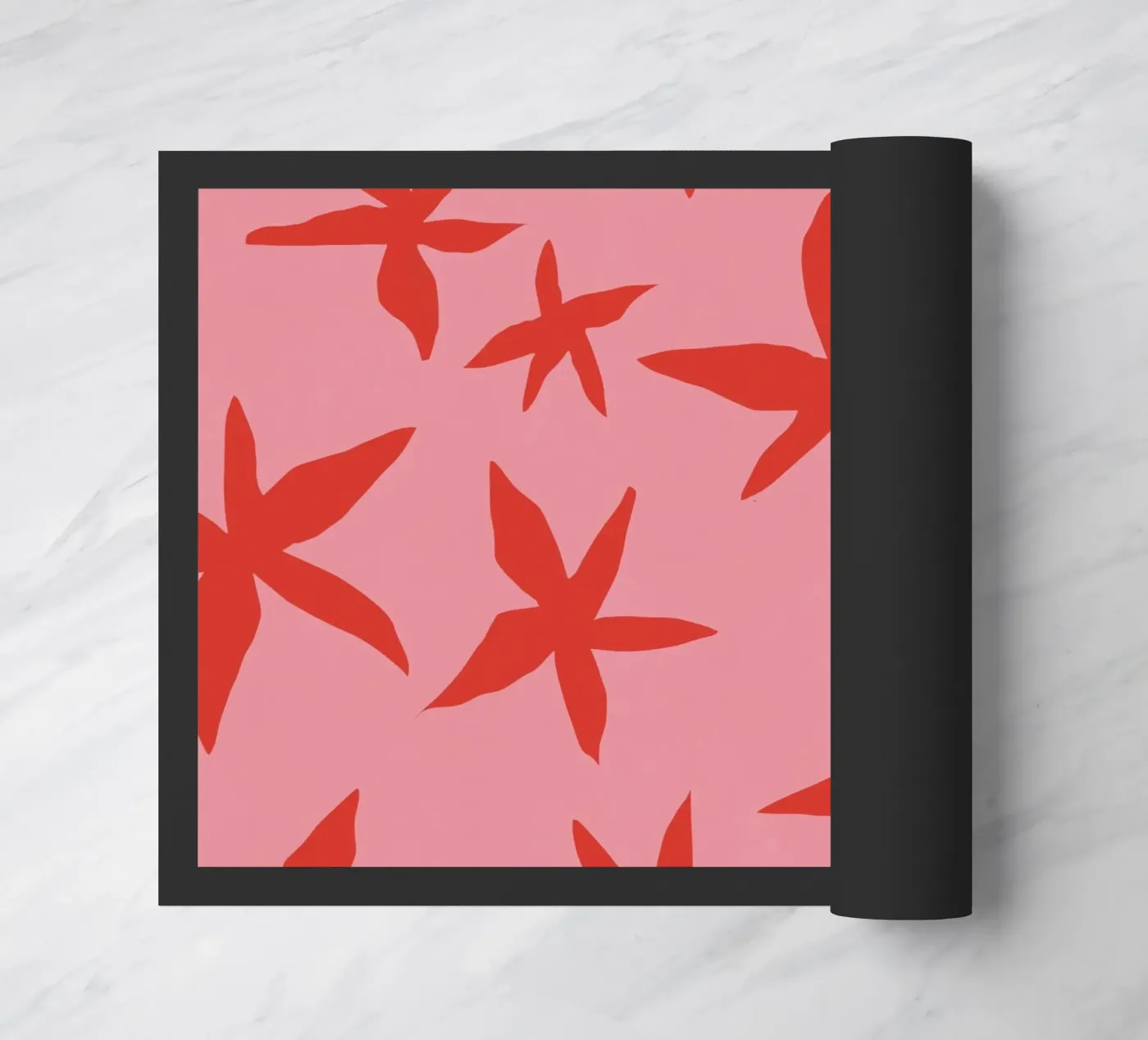 Botanisch patroon 17 deurmat van Little Dean