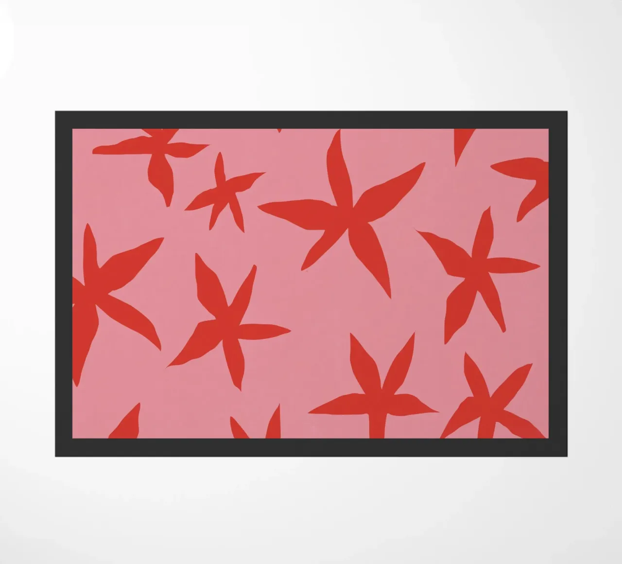 Botanisch patroon 17 deurmat van Little Dean