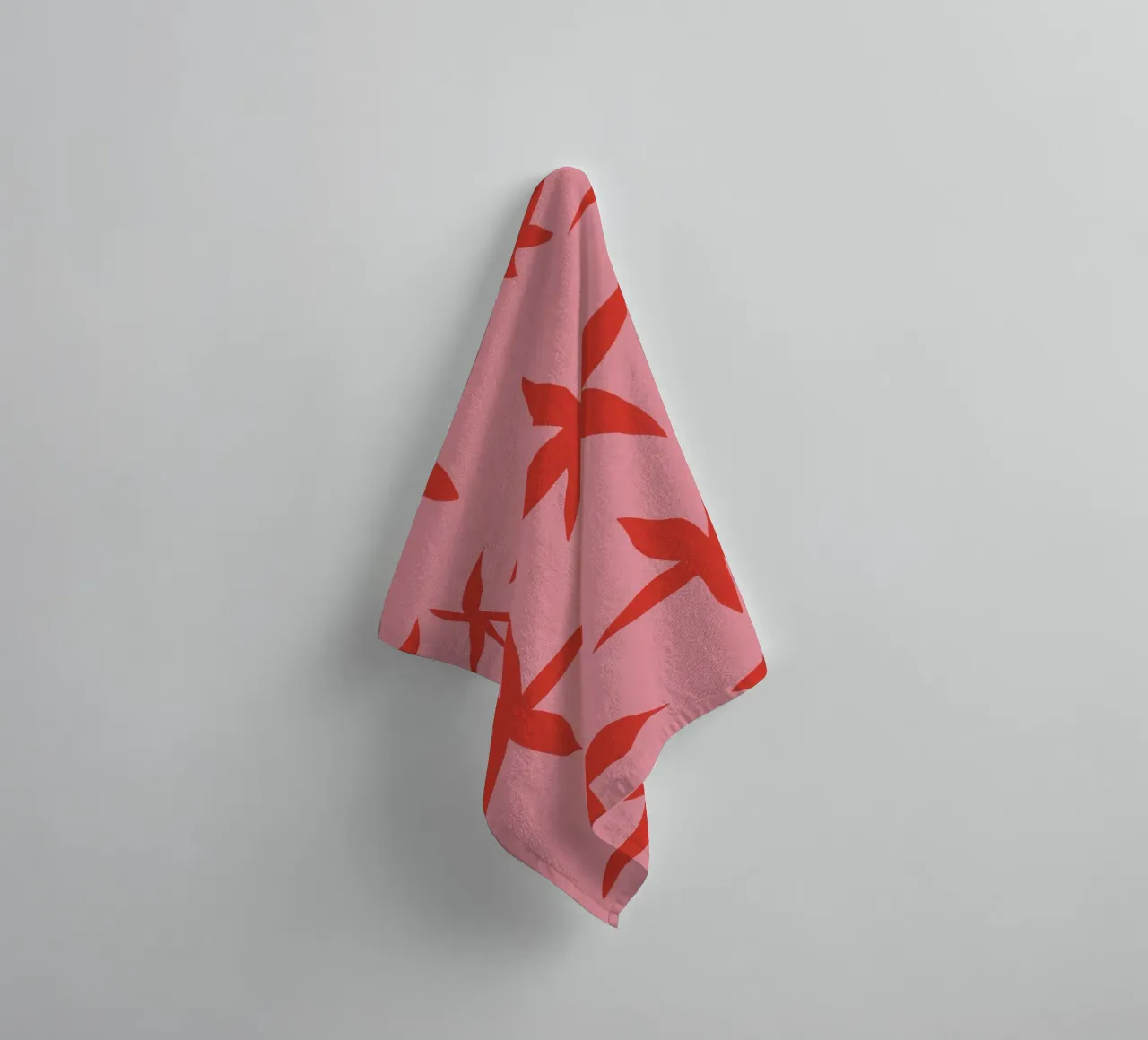 Botanical pattern 17 towel by Little Dean