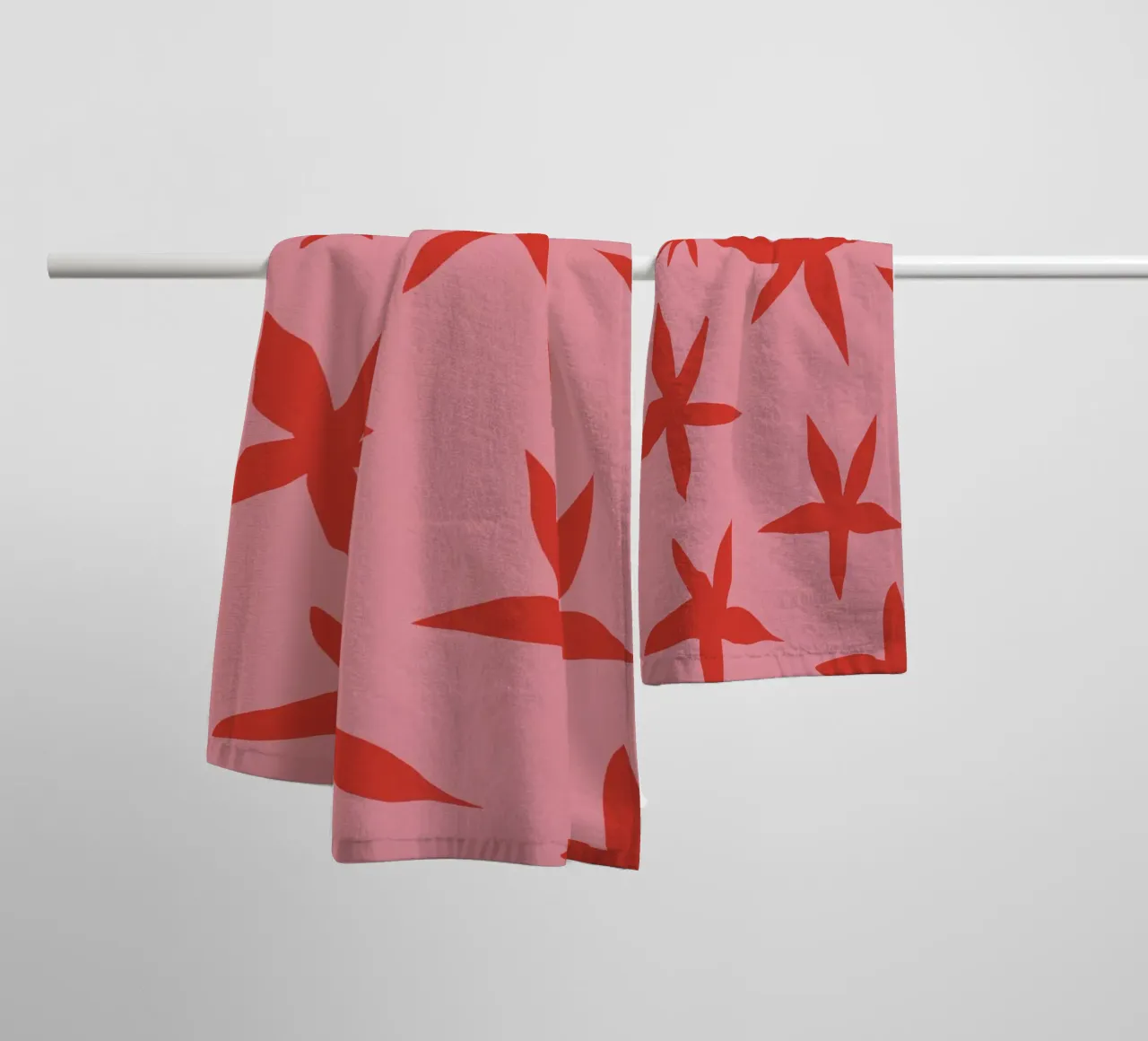 Botanical pattern 17 towel by Little Dean