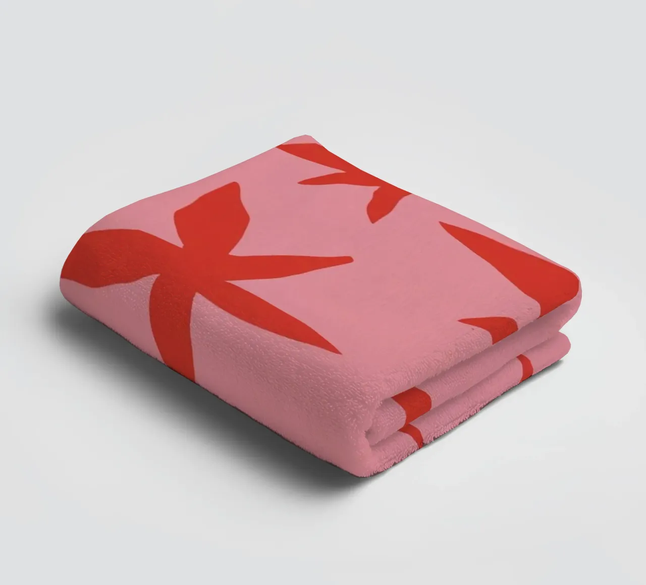 Botanical pattern 17 towel by Little Dean