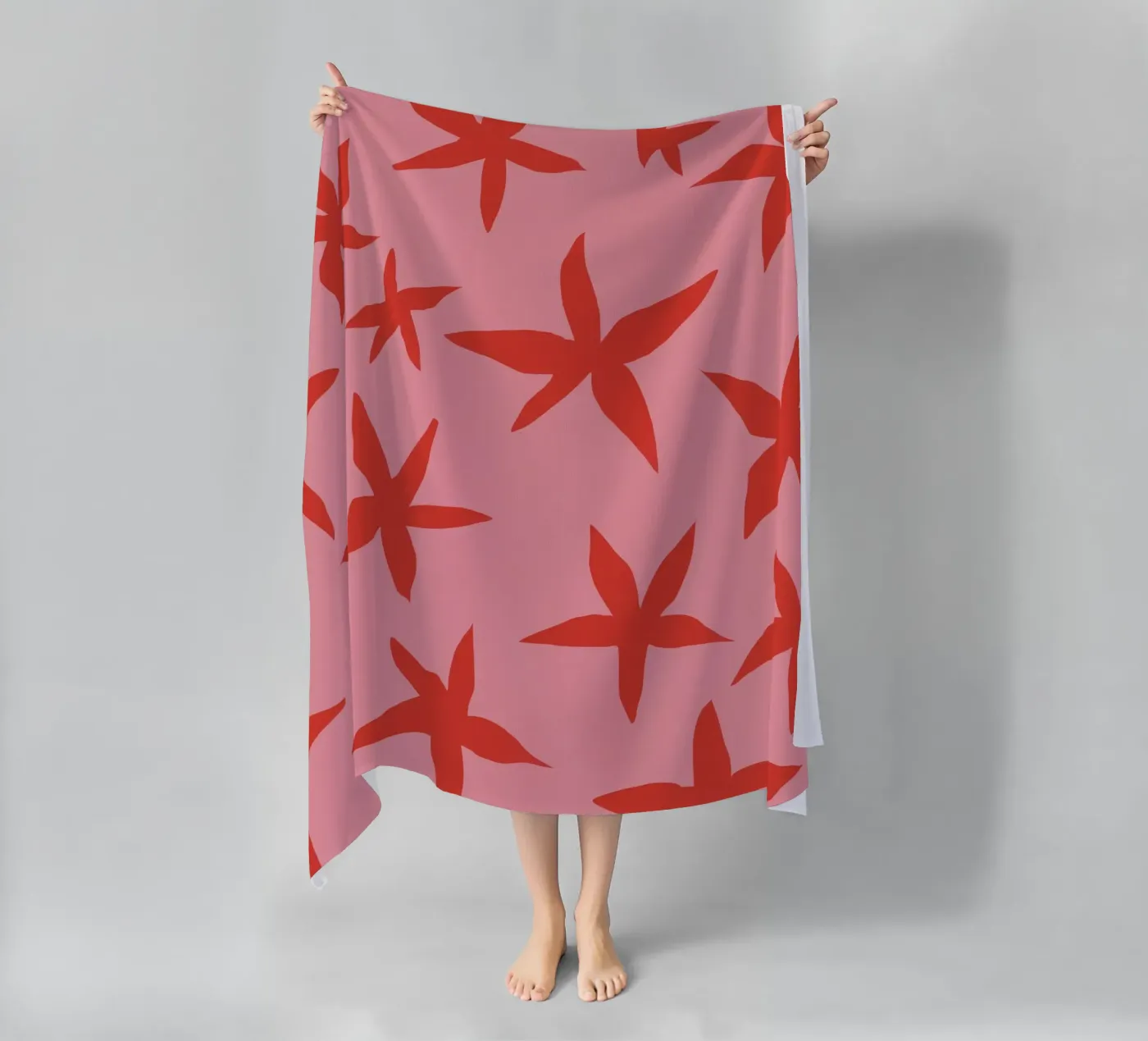 Motivo botanico 17 telo mare da Little Dean