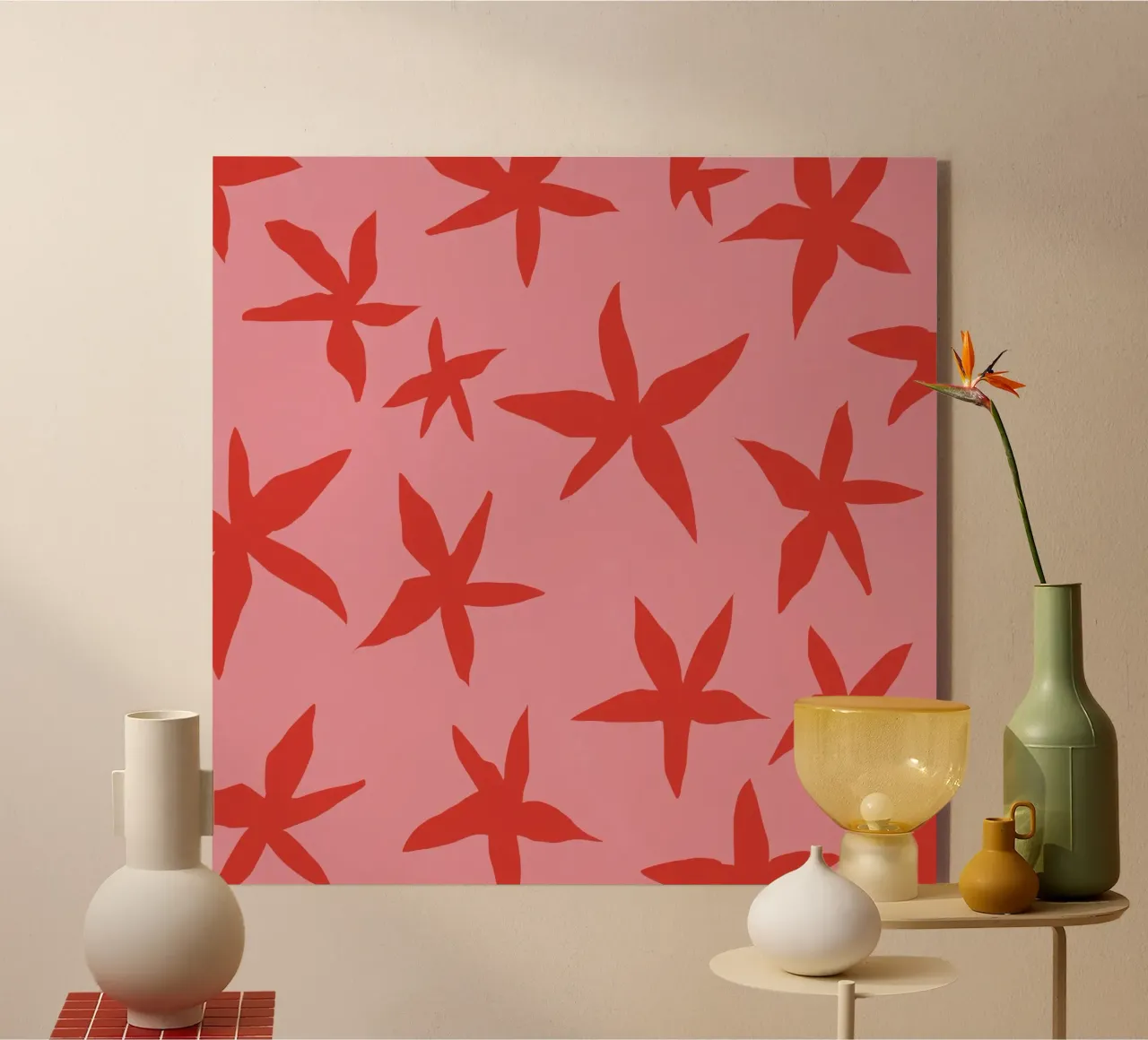 Botanisches Muster 17 Acryl-Glas von Little Dean