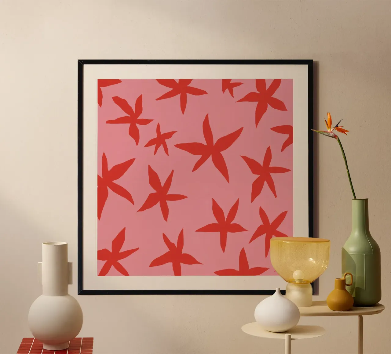 Botanical pattern 17 poster by Little Dean