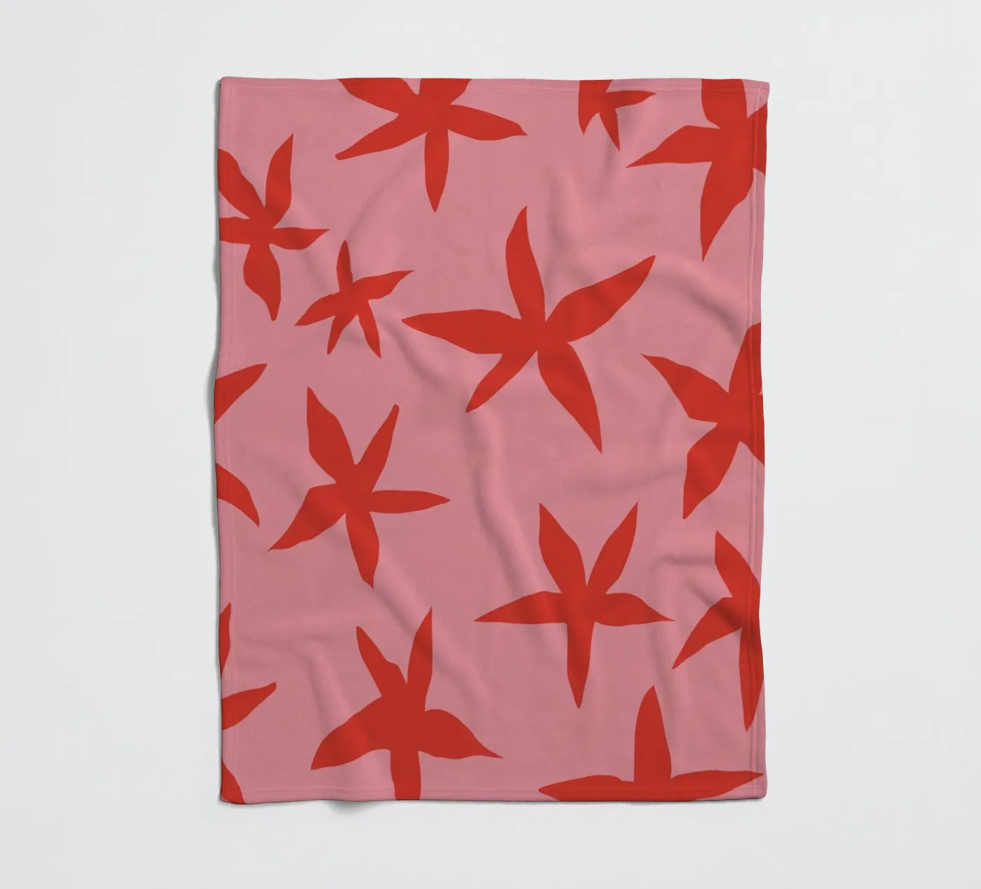 Botanical pattern 17 Fleecedecke von Little Dean