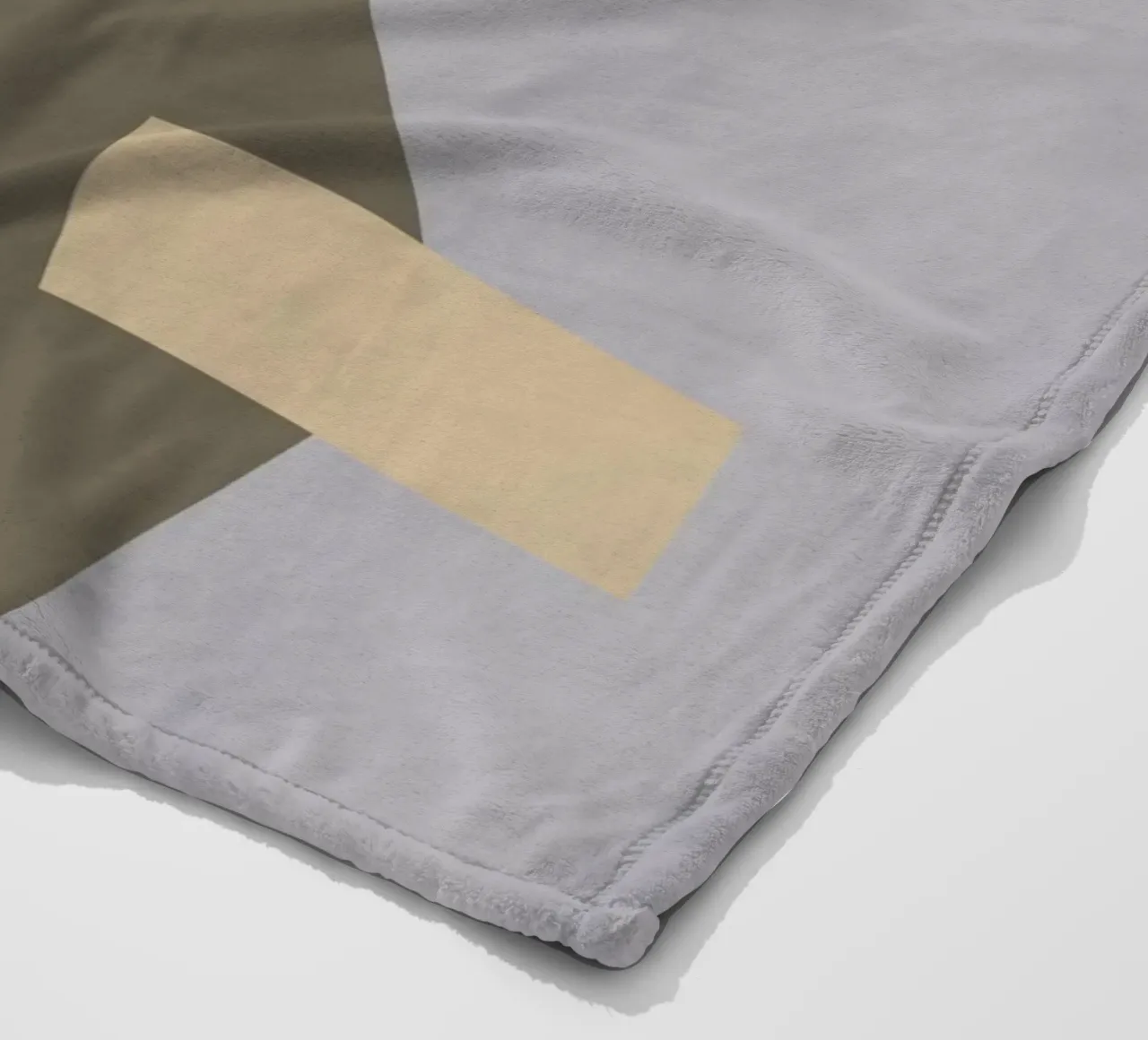 Sfumature di grigio geometriche 04 coperta in pile da Little Dean