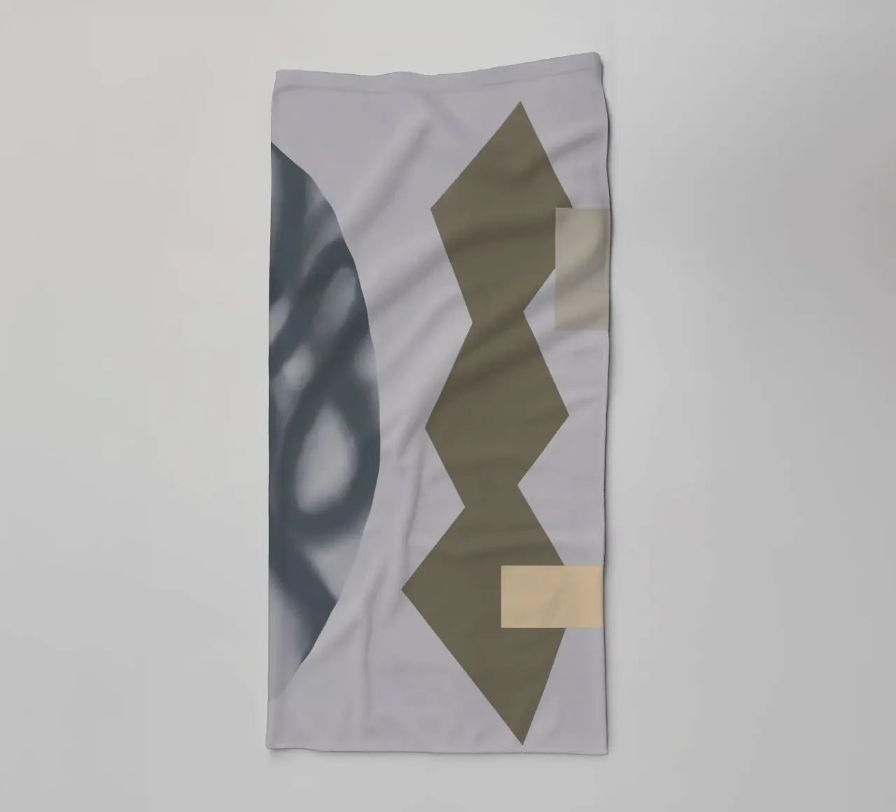 Sfumature di grigio geometriche 04 asciugamano da bagno da Little Dean