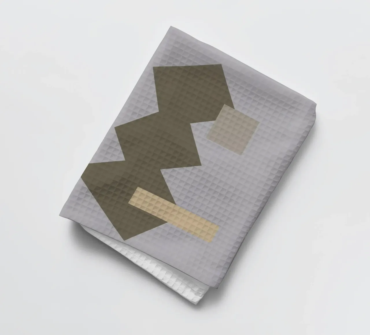 Sfumature di grigio geometriche 04 canovaccio da cucina da Little Dean