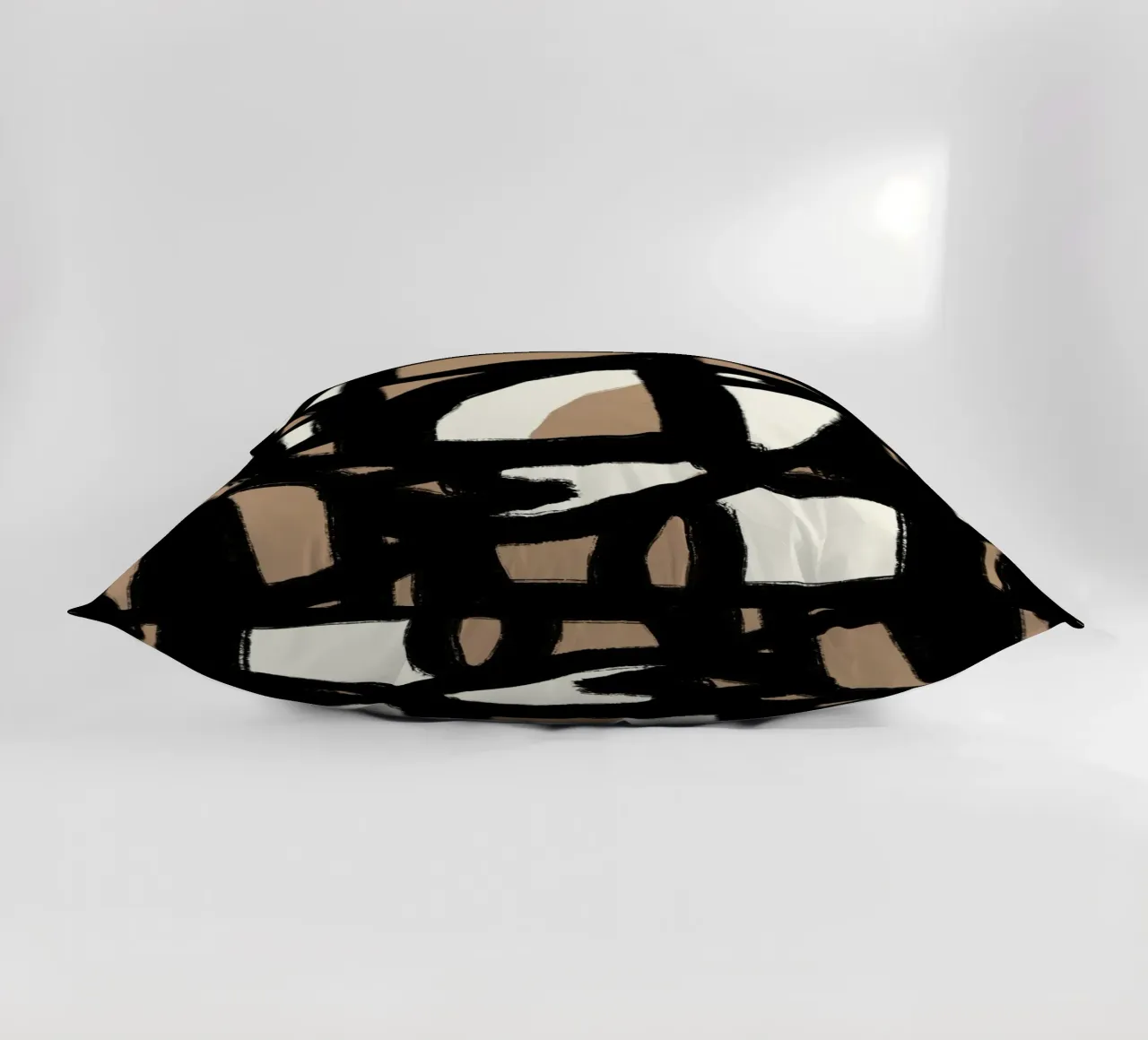 Linea astratta in grassetto 06 cuscino da Little Dean