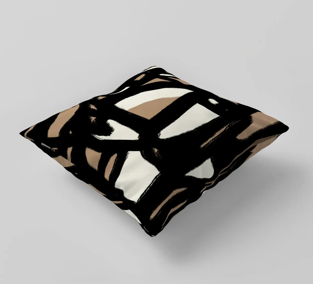 Linea astratta in grassetto 06 cuscino da Little Dean