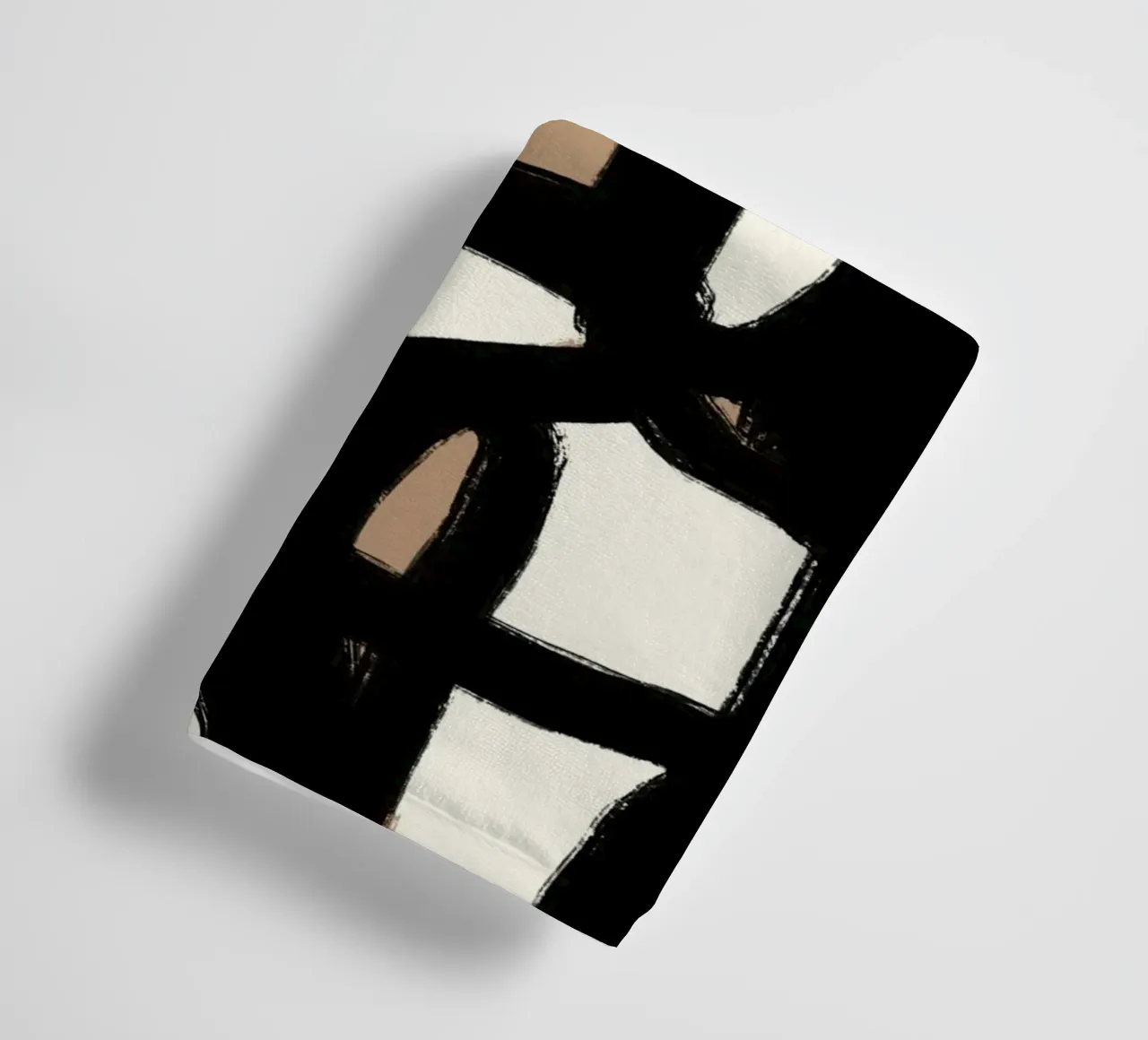 Bold line abstract 06 towel by Little Dean