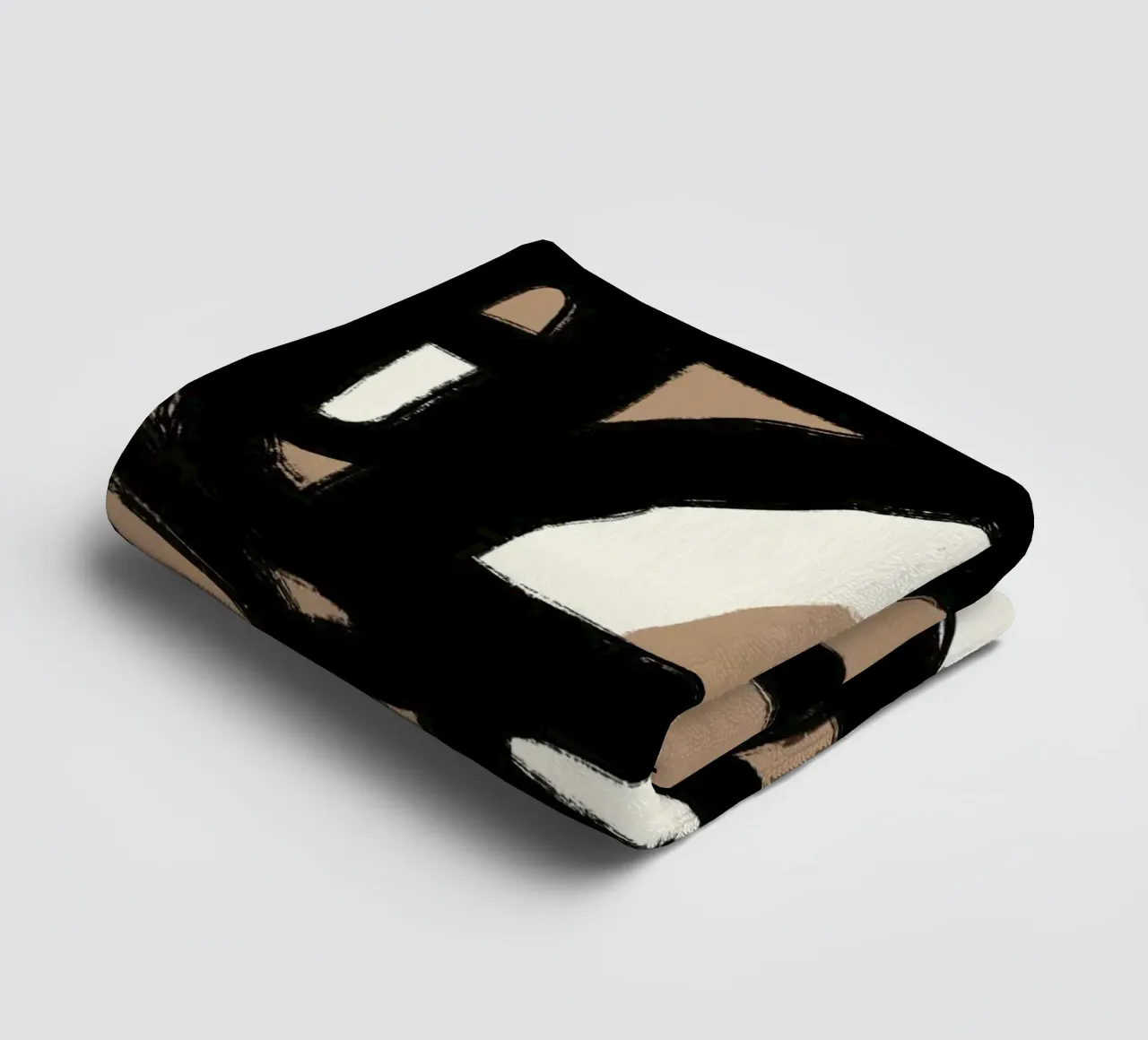 Bold line abstract 06 towel by Little Dean
