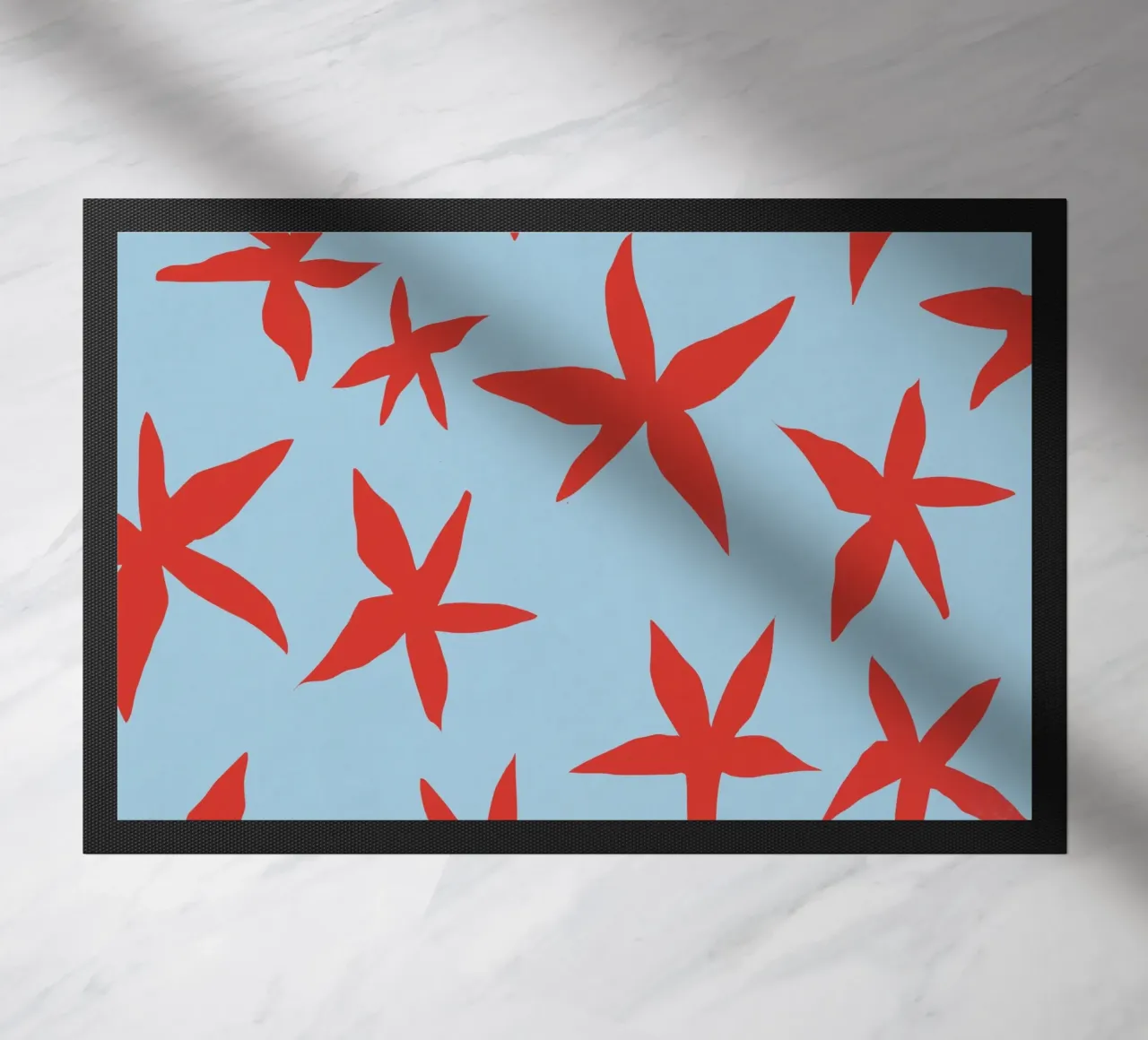 Botanical pattern 18 doormat by Little Dean