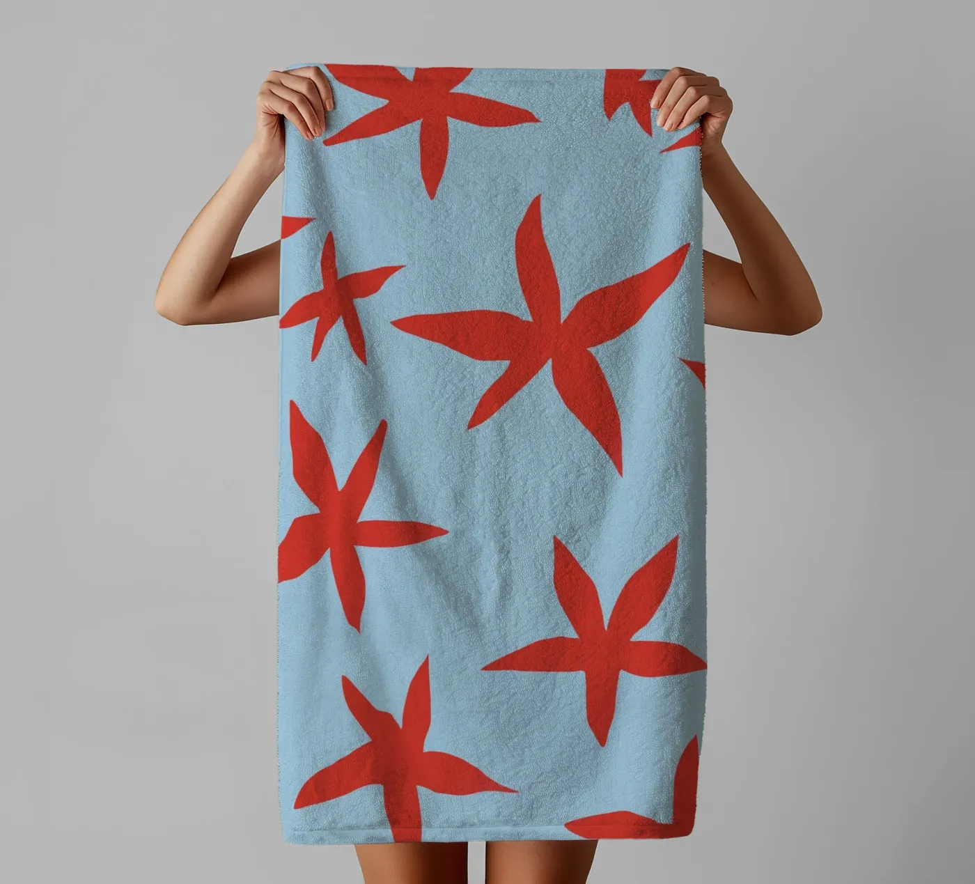 Botanical pattern 18 badhanddoek van Little Dean